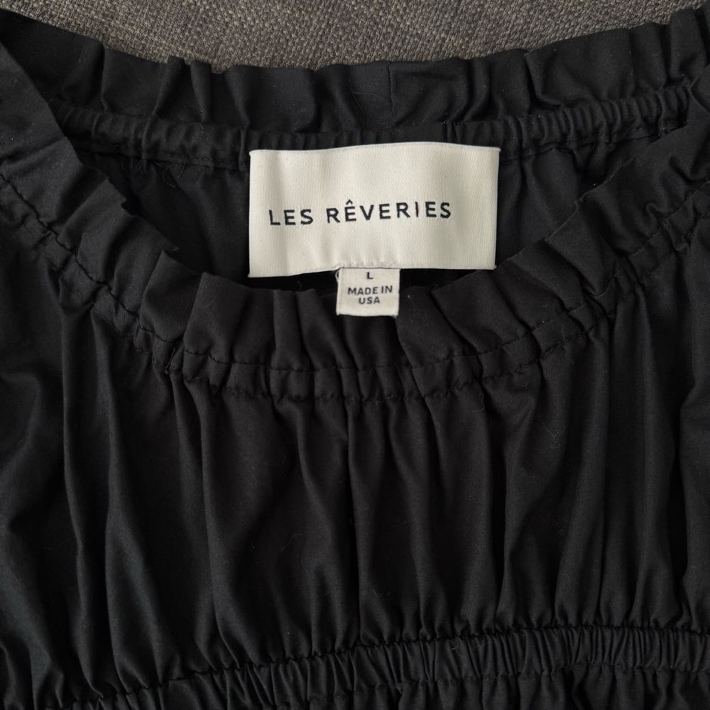 Les Rêveries Mini Dress, Black - Picture 6 of 8
